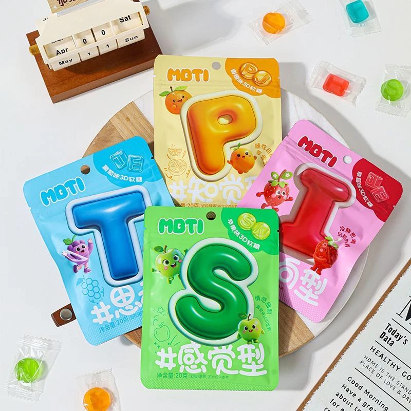 MBTI糖果16种性格网红零食好吃好玩高颜值创意零食字母造型糖果