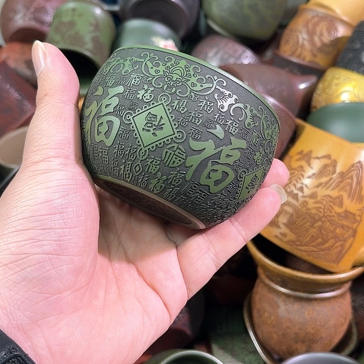 茶杯紫砂全手工紫砂主人杯