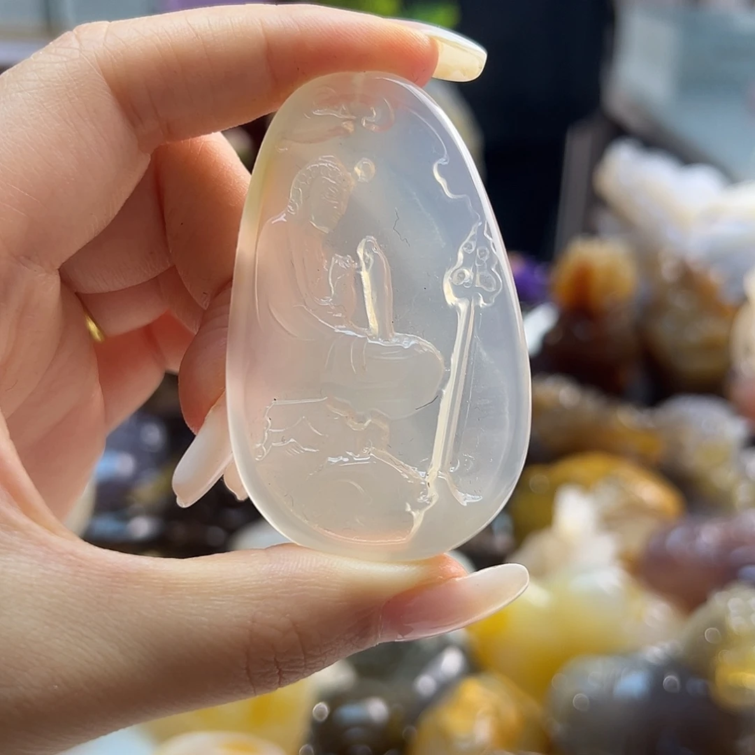 玛瑙/玉髓未镶嵌吊坠(不含链)