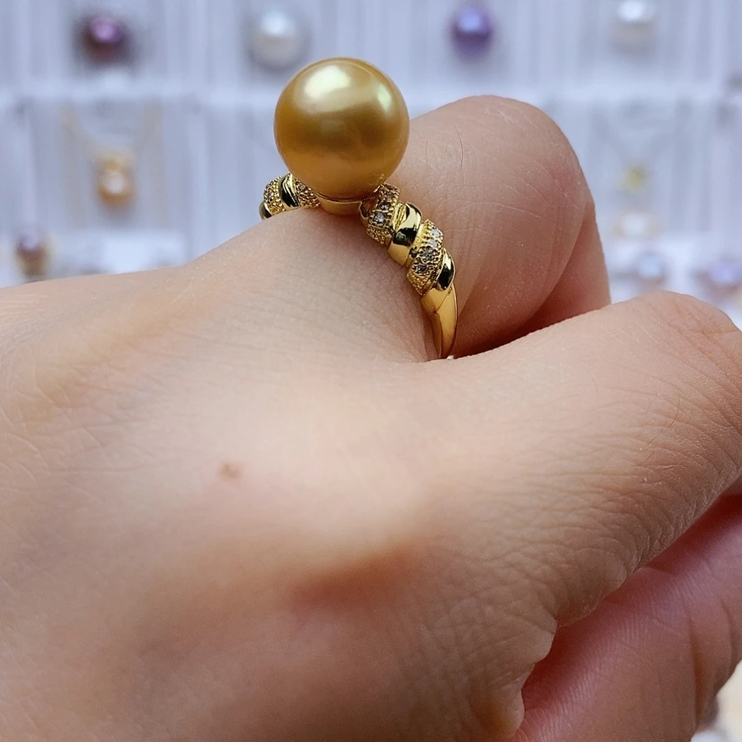 戒指未镶嵌淡水珍珠