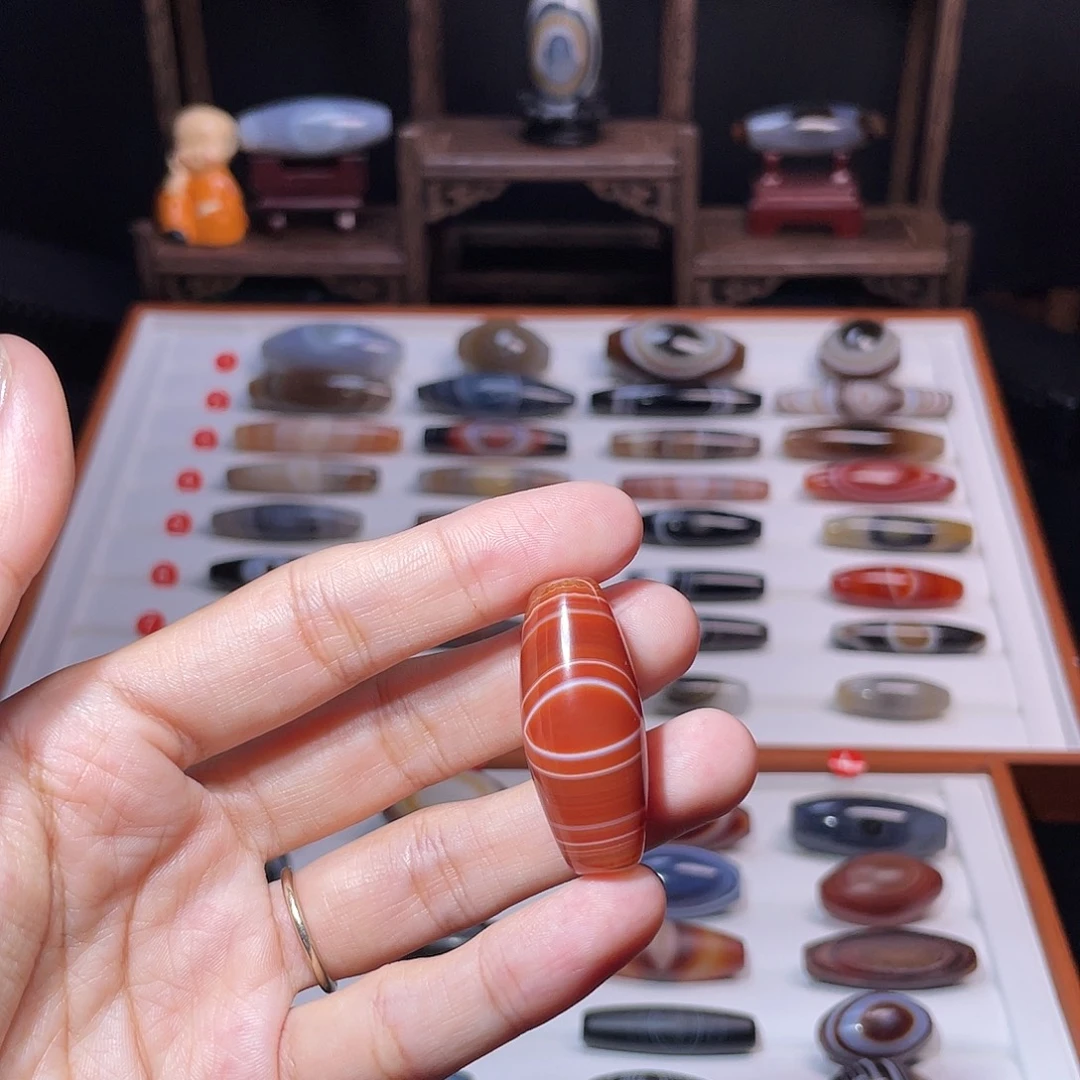 玛瑙/玉髓未镶嵌吊坠(赠链)