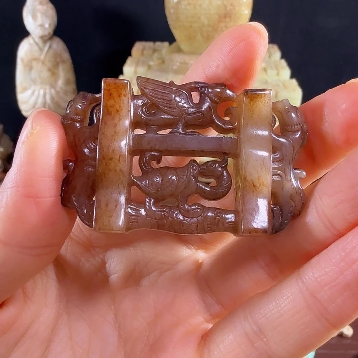 威***和田玉未镶嵌挂件