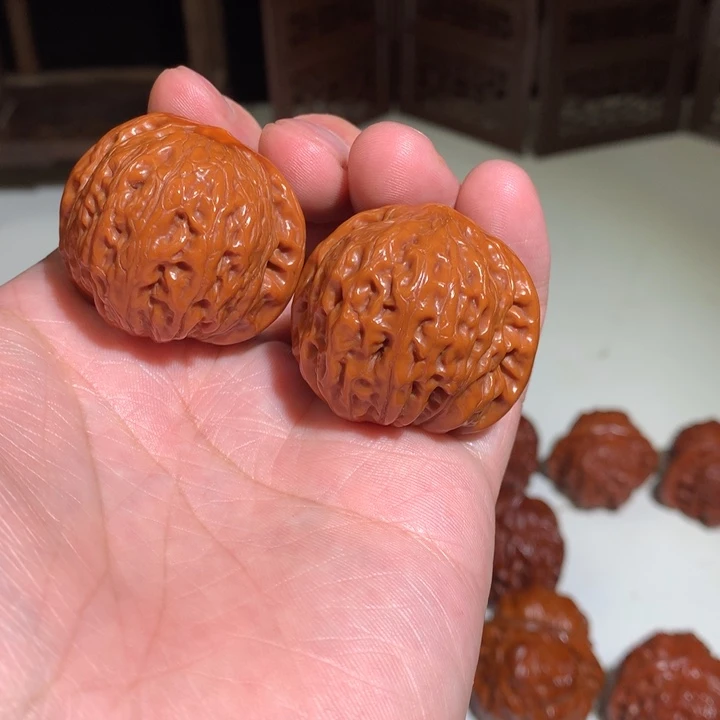 文玩核桃把件铁锤38.8