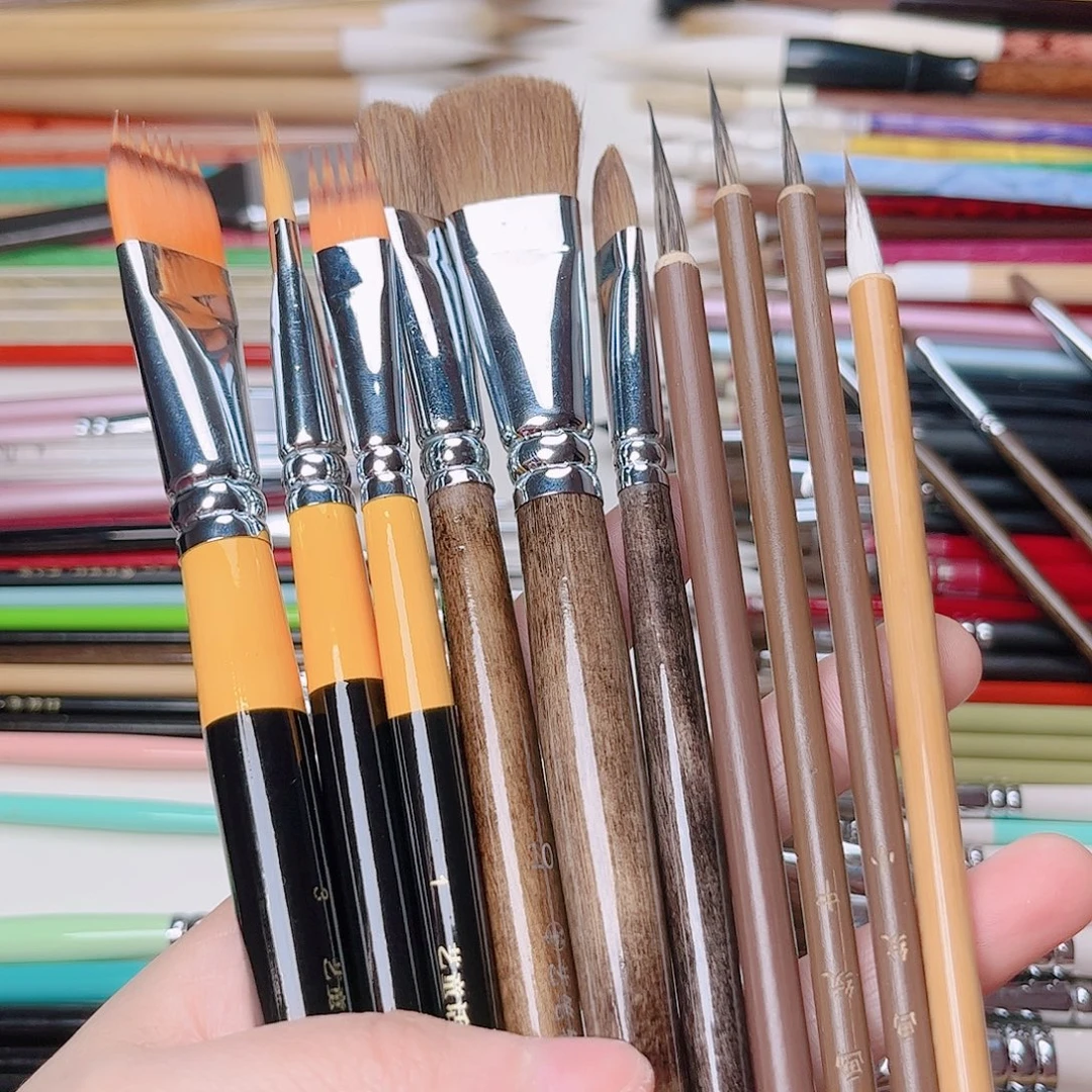 老***张艺笔轩画笔组合10支