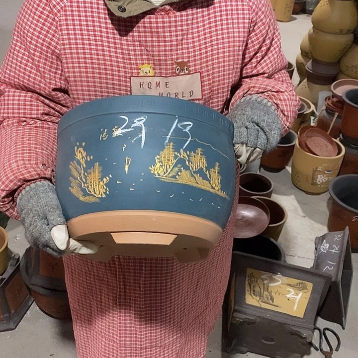 紫砂花盆紫砂花盆