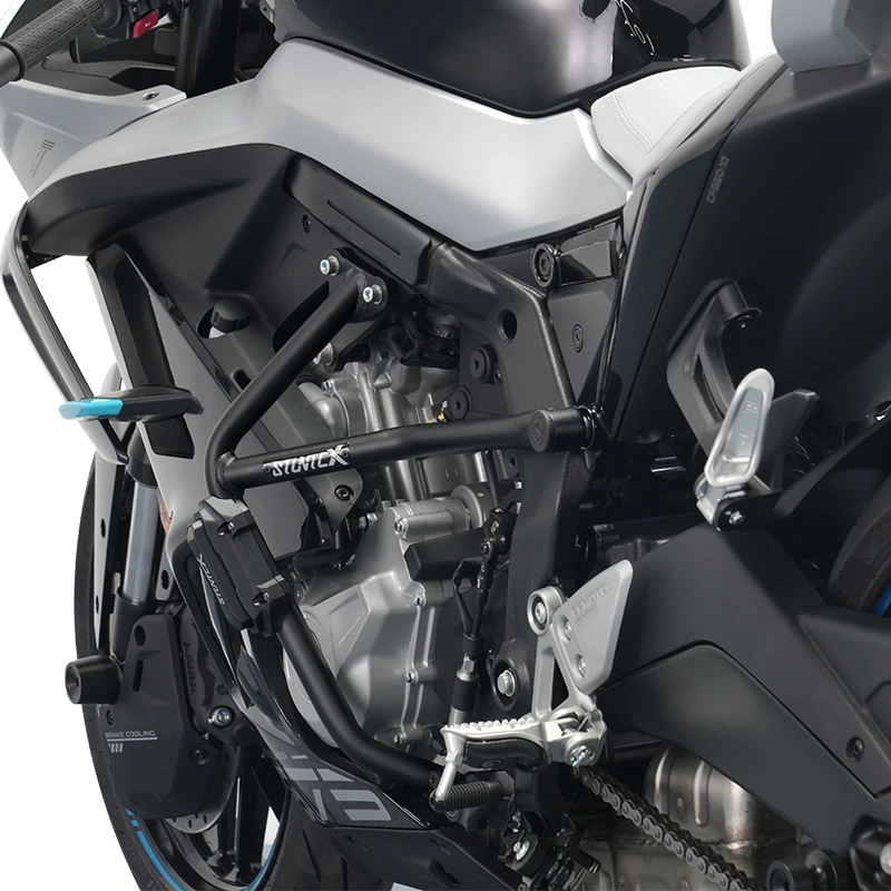 STUNTCX司当克斯护杠适配春风675SR摩托车护杠改装配件防摔球