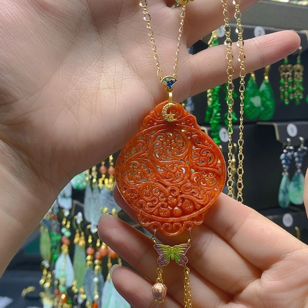 颈饰未镶嵌翡翠翡翠