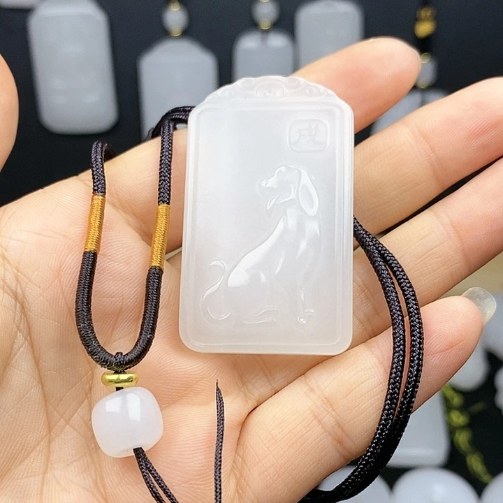 石英质玉吊坠(不含链)未镶嵌朦*