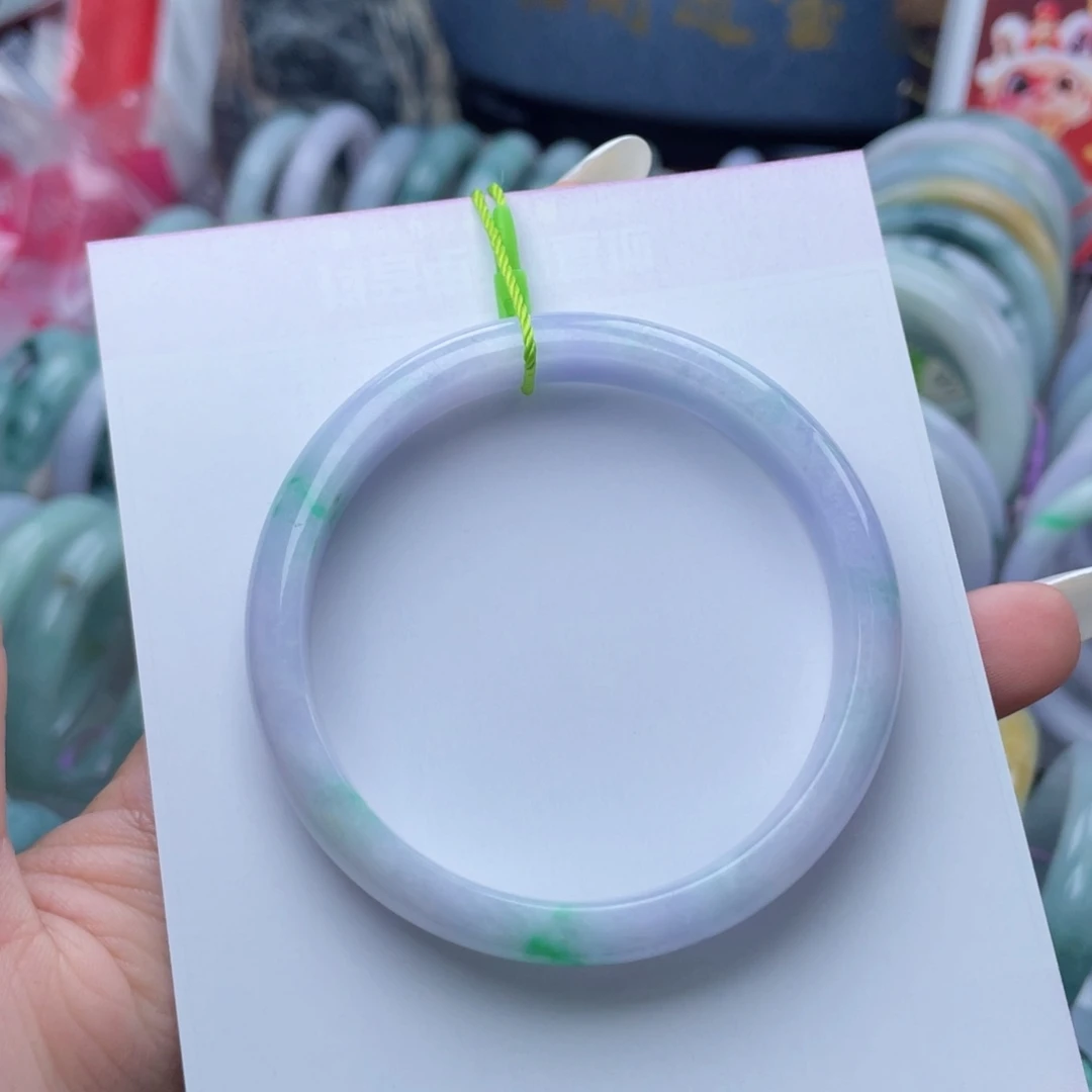 翡翠未镶嵌手镯56圈