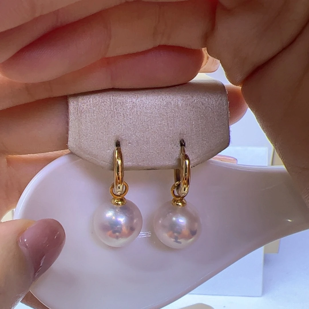 淡水珍珠耳饰未镶嵌