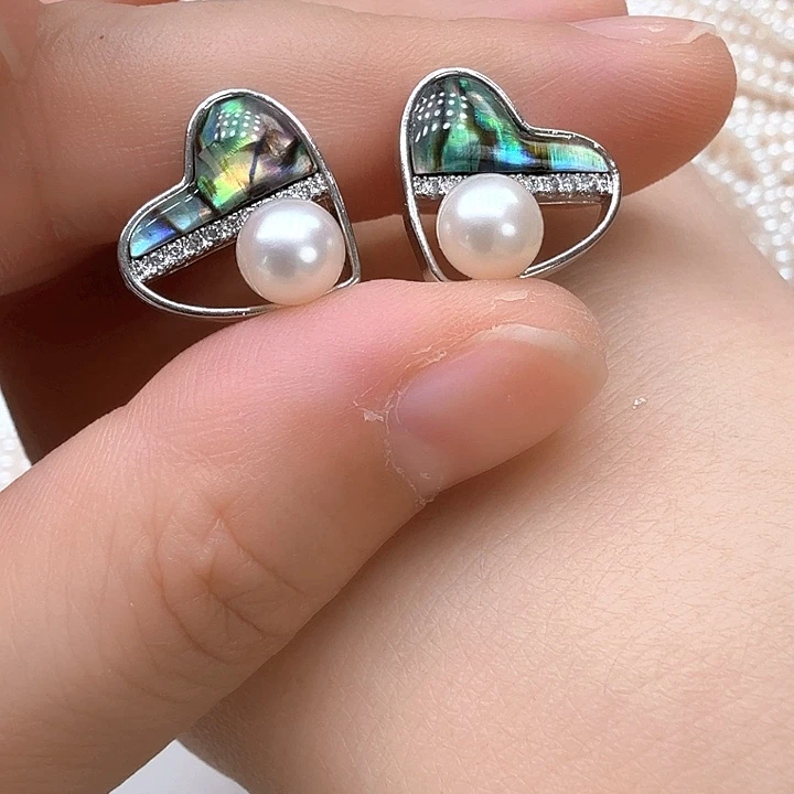 未镶嵌淡水珍珠耳饰