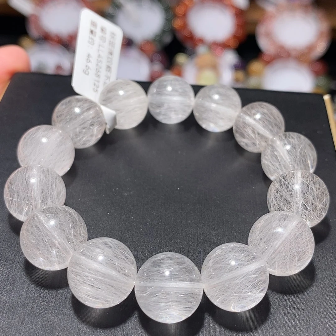 水晶手链未镶嵌F白兔毛13