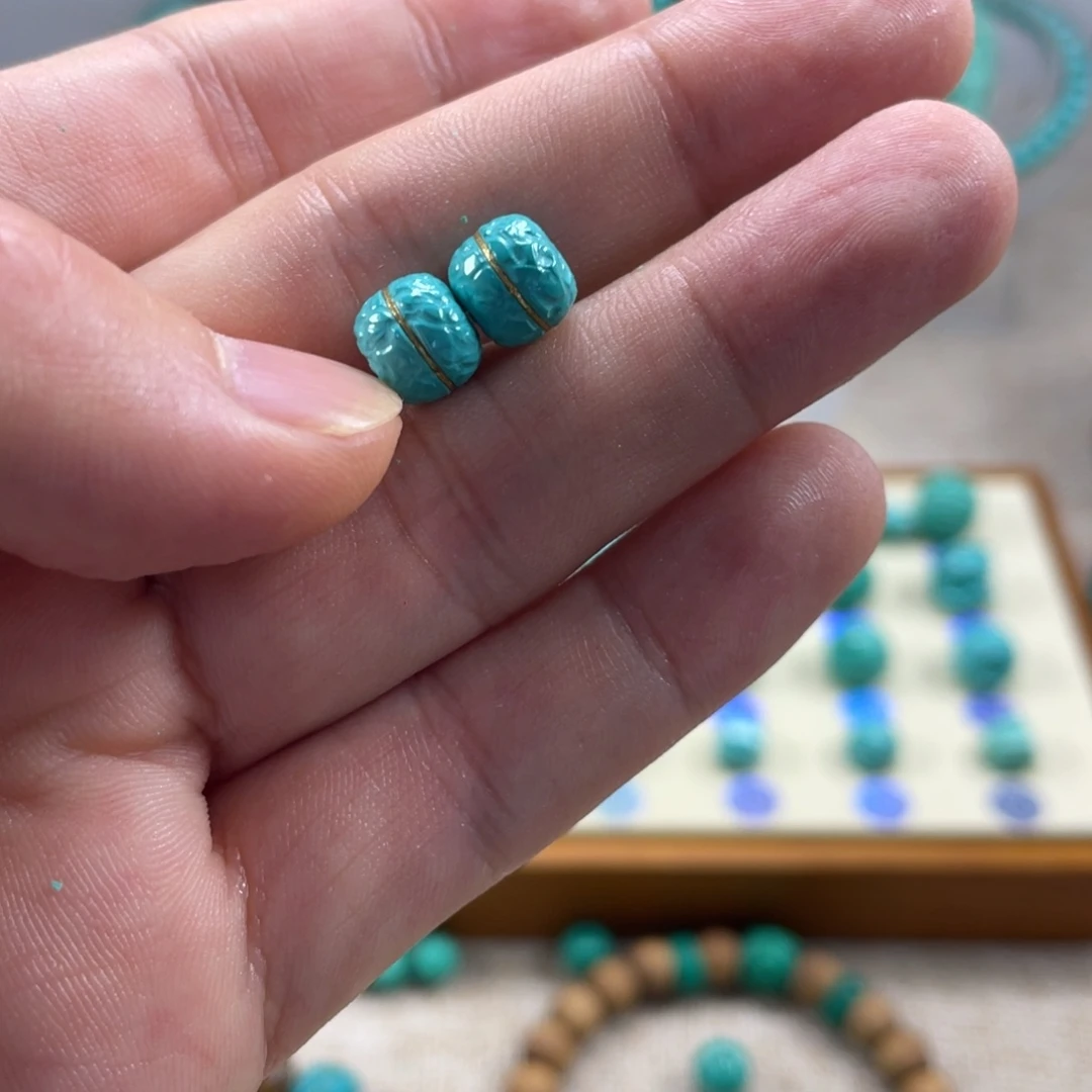 十堰手工雕刻配饰配珠，直径8