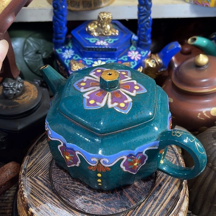 用***7茶壶紫泥原矿手工的一把紫砂壶123