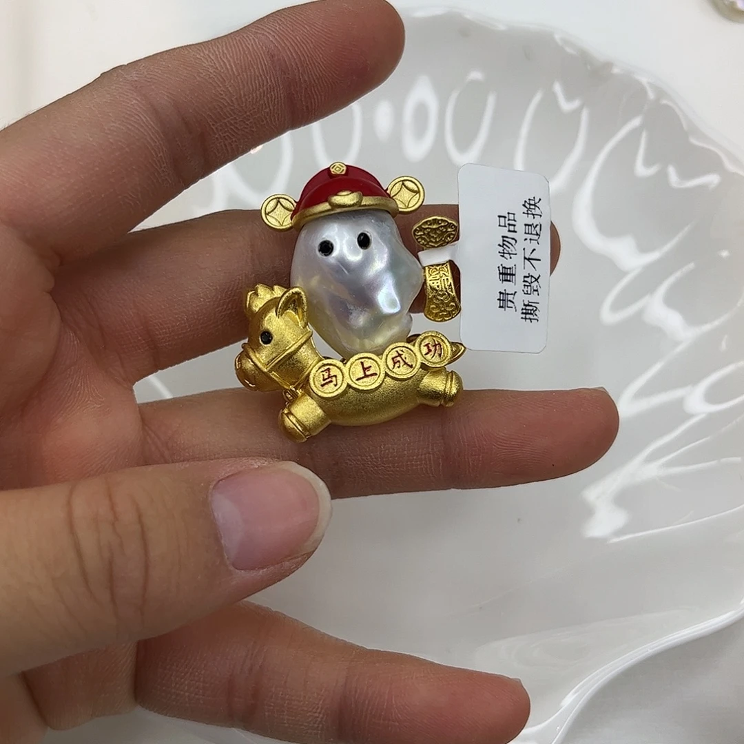 耳饰合金淡水珍珠