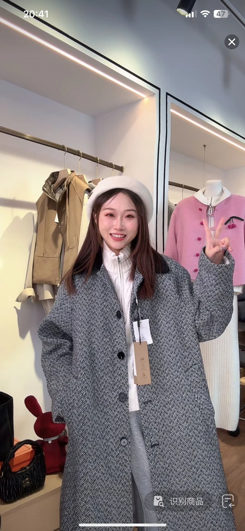 【壹壹专属】时尚休闲宽松百搭大衣外套DY2498