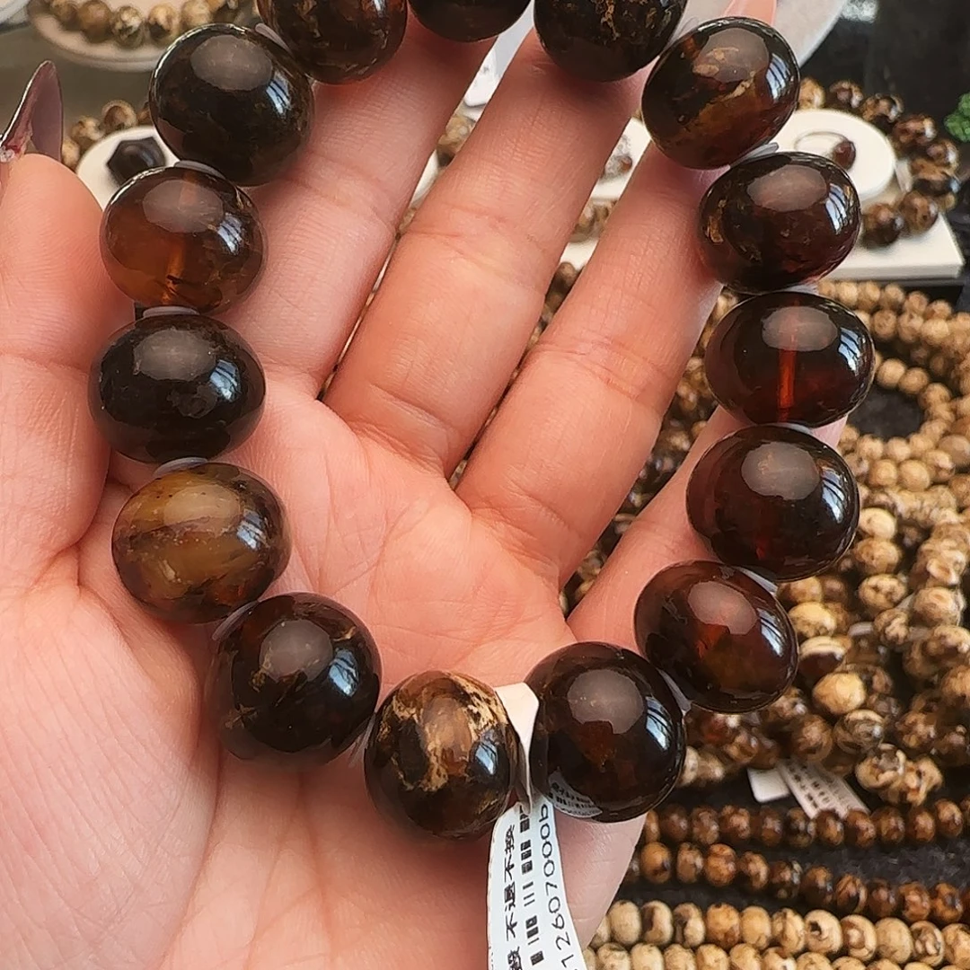 琥珀未镶嵌手链抚顺琥珀