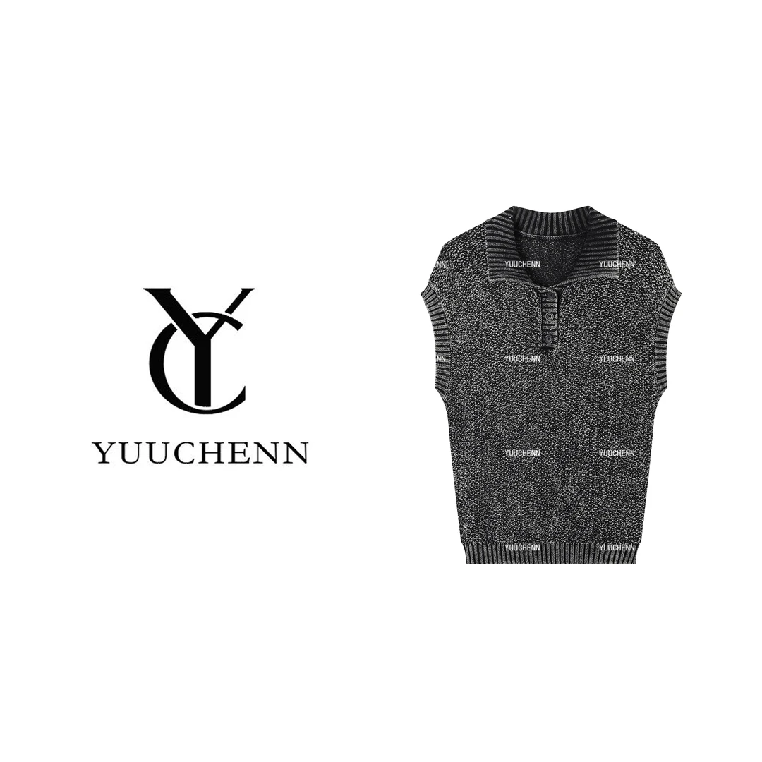 YUUCHENN 时尚无袖女翻领套头上衣JYY-A9256