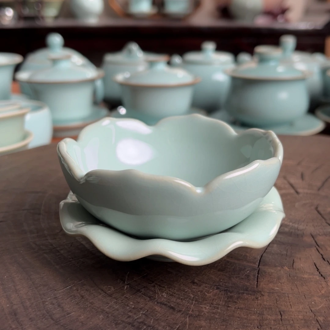 天青色莲花茶漏111