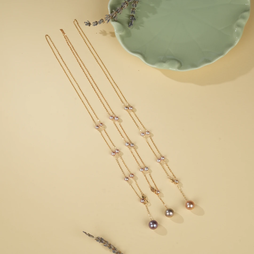 【云上好物】27 DS03646-淡水珍珠项链-多样性发一件-随形 （JG）