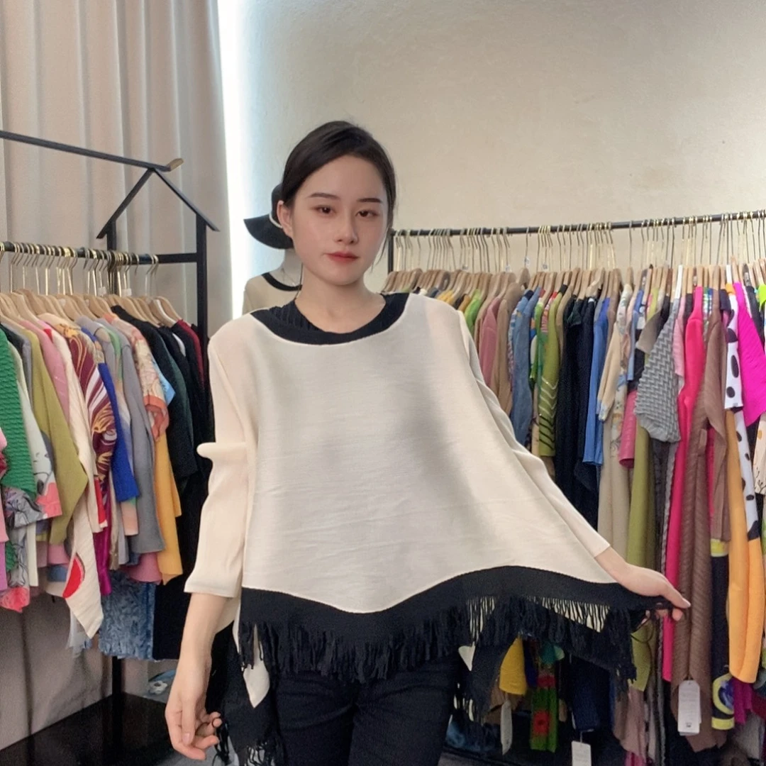 小香风抖抖长袖上衣
