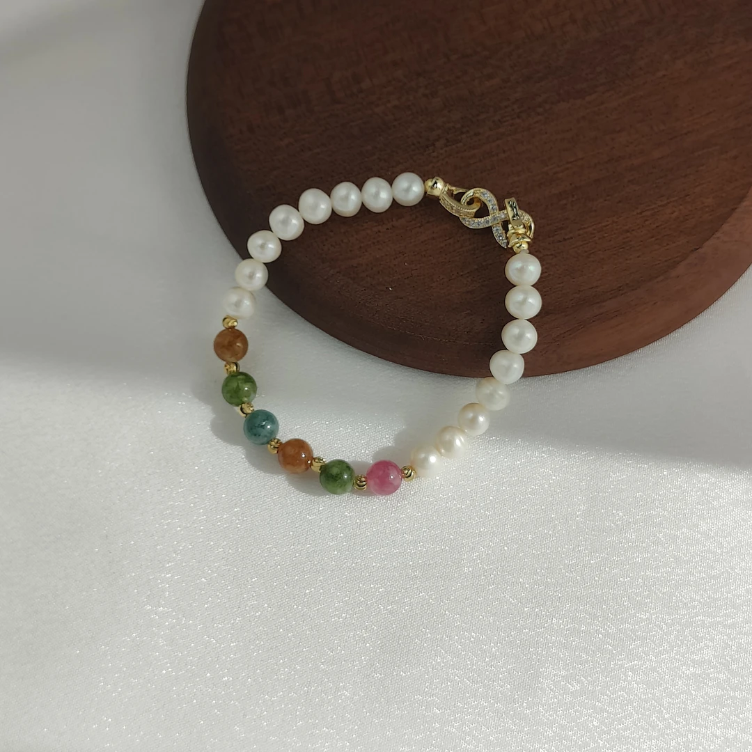 天然淡水珍珠手链  SL4119