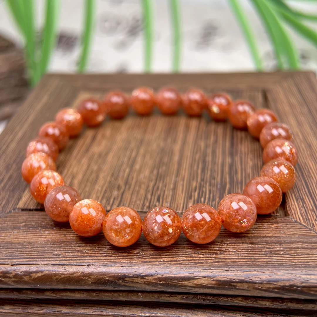 SS级老矿赤红金太阳猫眼手串5-12mm+合集 FX-5821