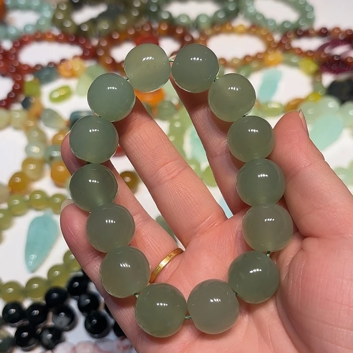 蛇纹石玉未镶嵌手串