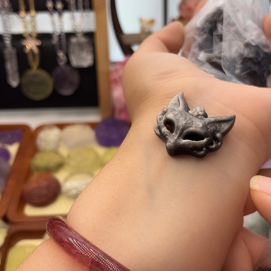 未镶嵌颈饰水晶银耀面具119