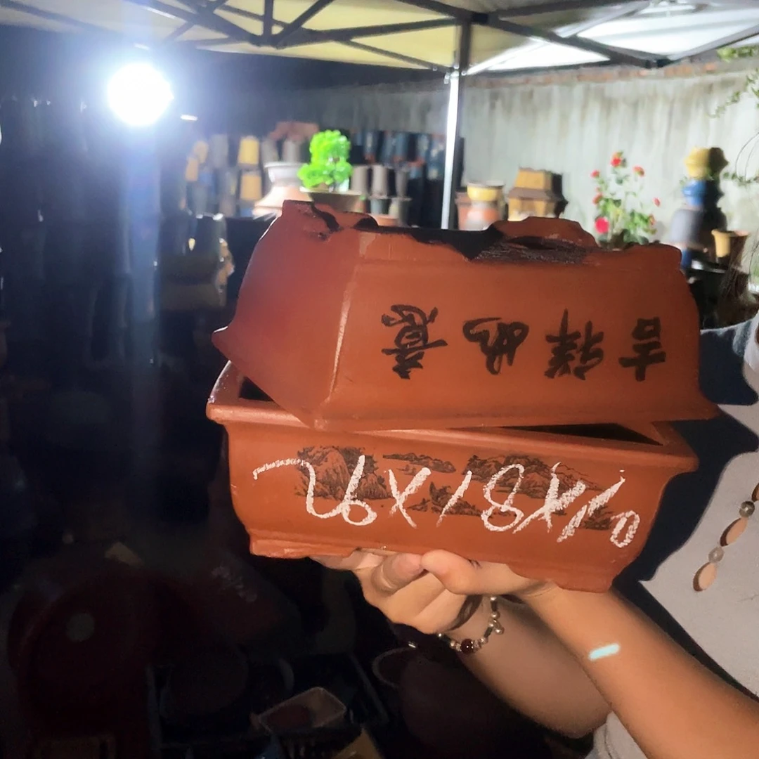 26+26红马槽花盆紫砂花盆