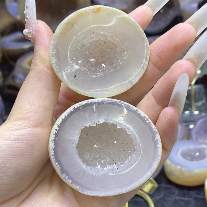 未镶嵌珠宝半成品水晶月****睡盆