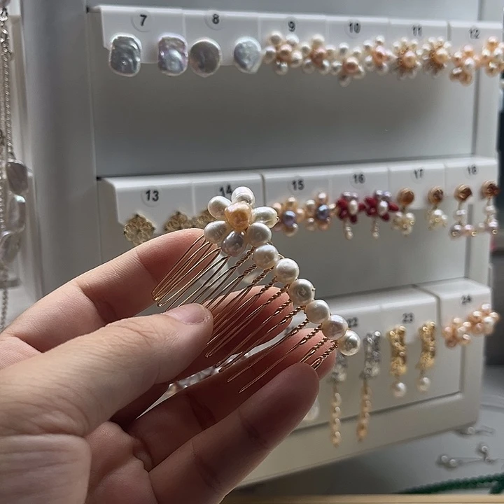 未镶嵌淡水珍珠发饰