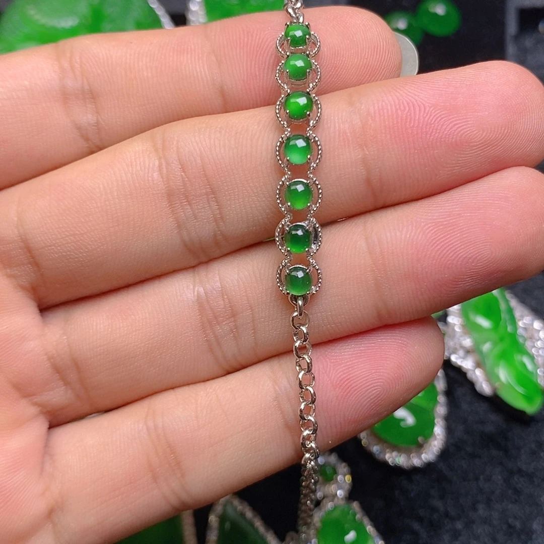 未镶嵌手链翡翠手链