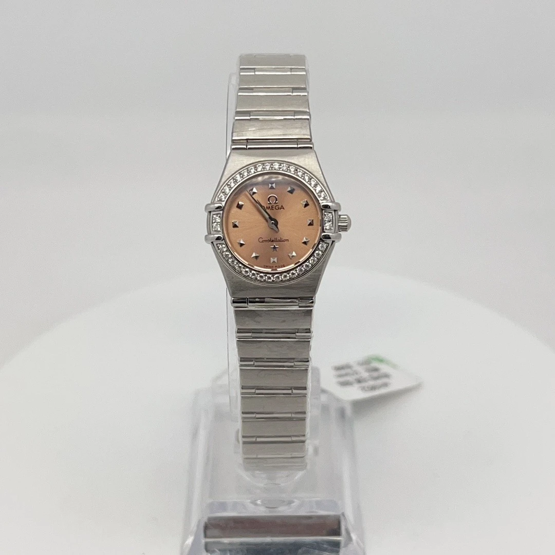 99新 Omega/欧米茄 星座石英腕表22.5mm后钻/公价85999/w10422