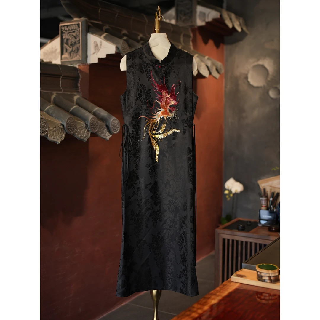 蓝大【连雪】桑蚕丝连衣裙5566