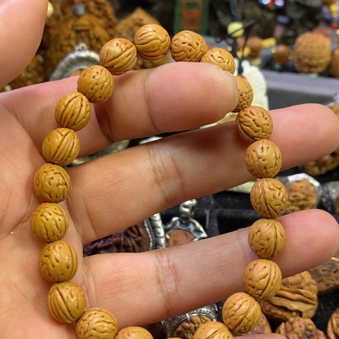 潍坊核雕桃核雕刻素串