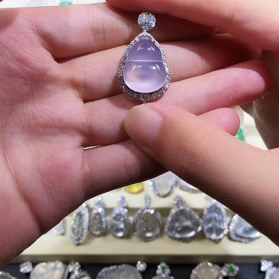 玛瑙/玉髓吊坠合金17