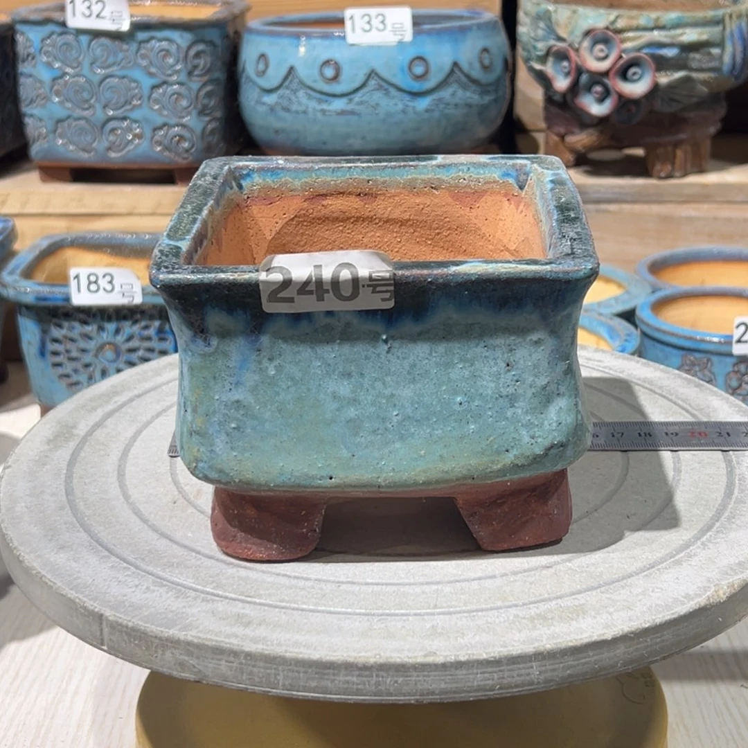 老***板尚雅陶坊多肉花盆，内口径10.5微瑕