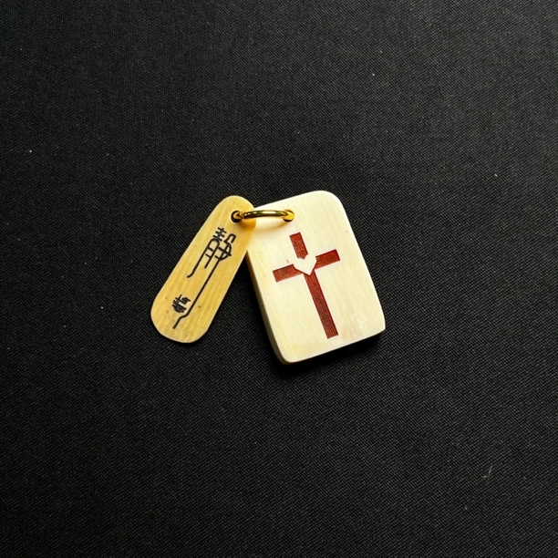 D53009 十字架.静 只做天然猛犸牙