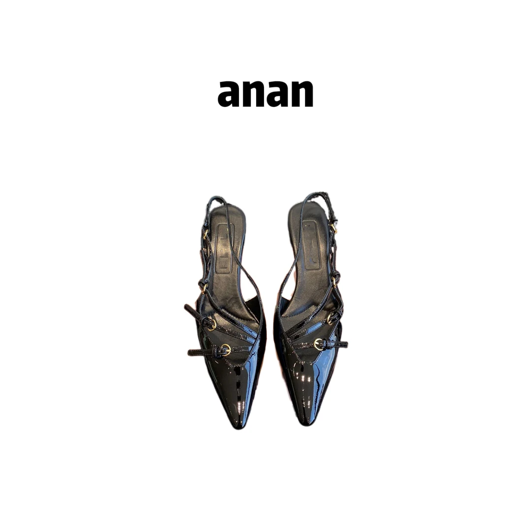 【anan】妹妹家新款条带跟鞋