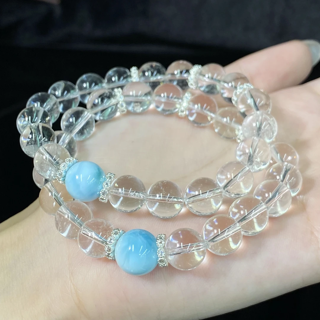 【星浩好物】白水晶DIY手串 QT63L34【多样性发一件】10mm