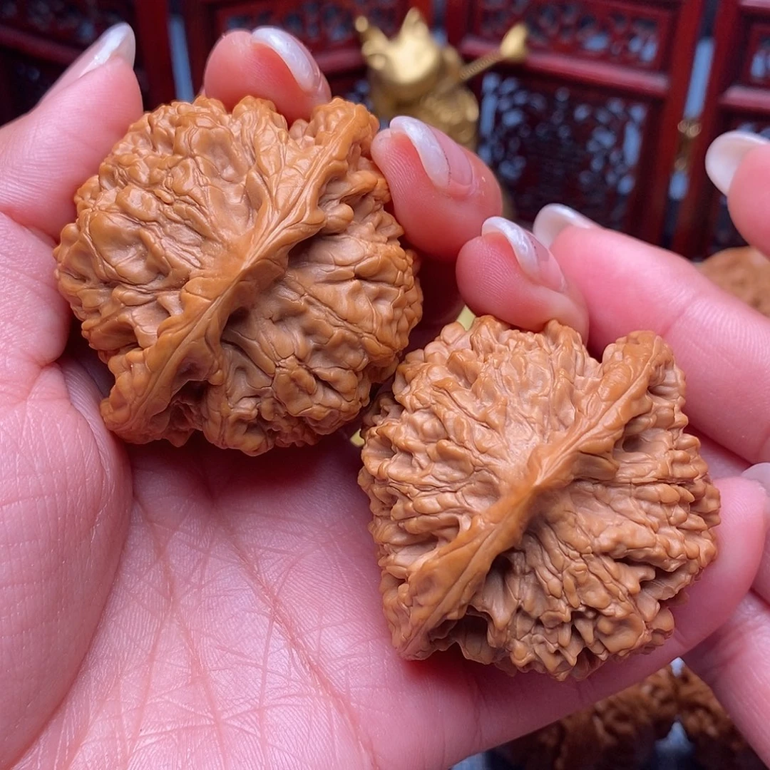 卡***特文玩核桃把件毕业官帽51全品56克