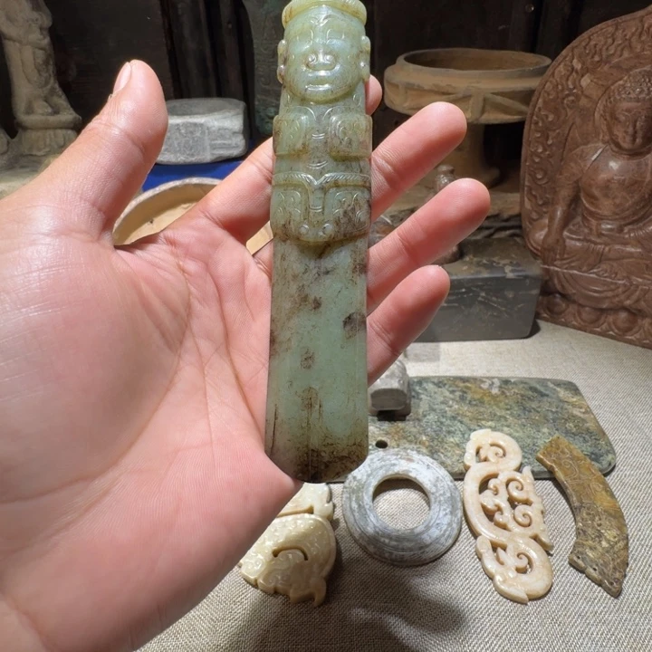 和田玉（糖玉）颈饰未镶嵌用****9