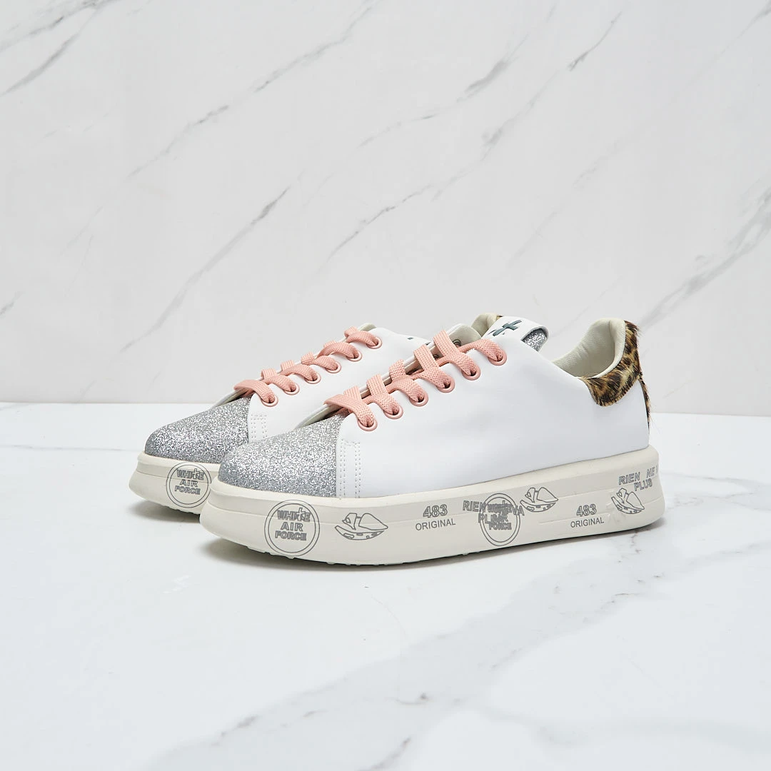 全新未使用/Premiata女士细闪撞色休闲鞋PRGS00076