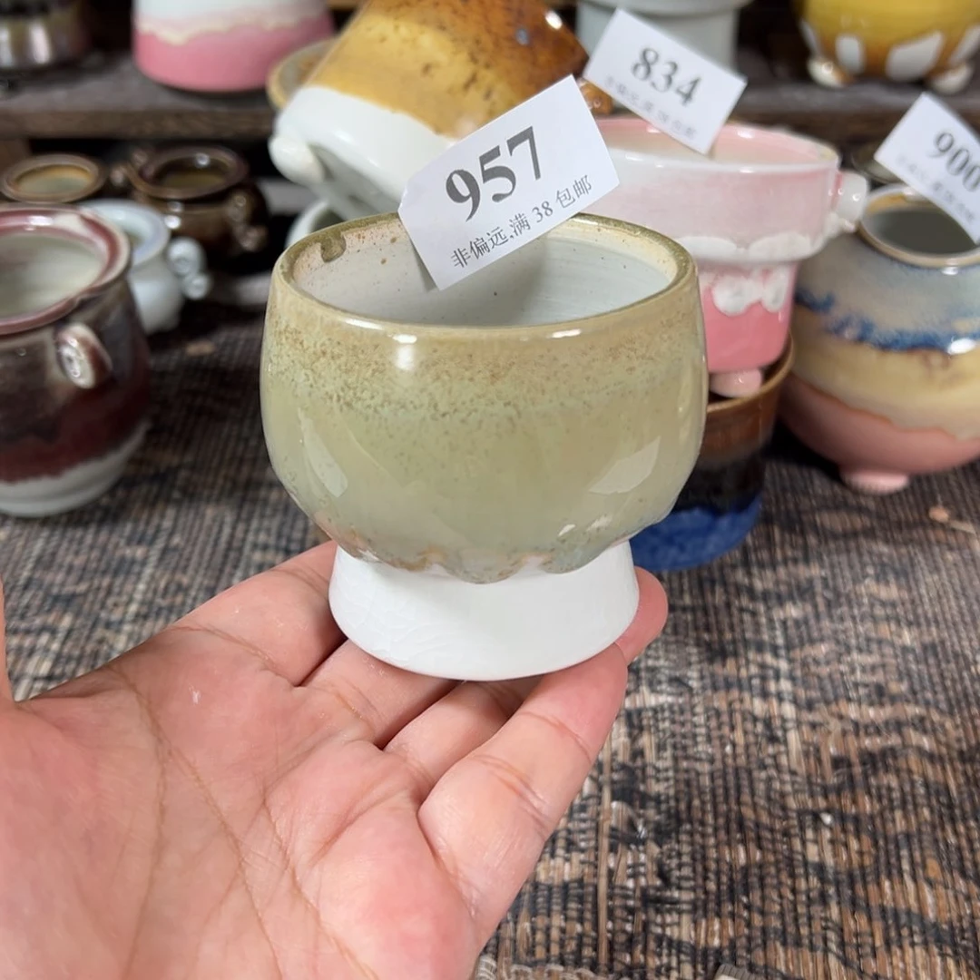 口5 手工花盆满30包邮