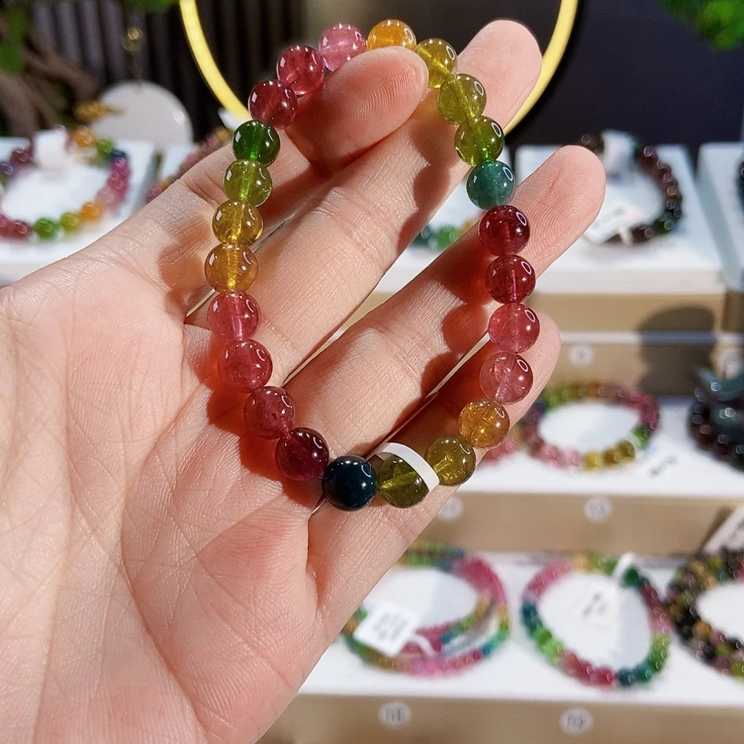 手链未镶嵌碧玺G2400素圈颜色微差