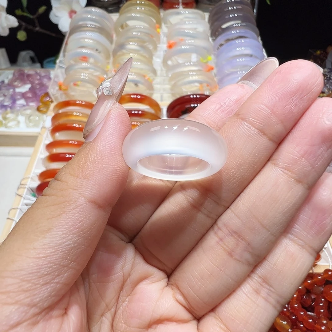 玛瑙/玉髓戒圈未镶嵌