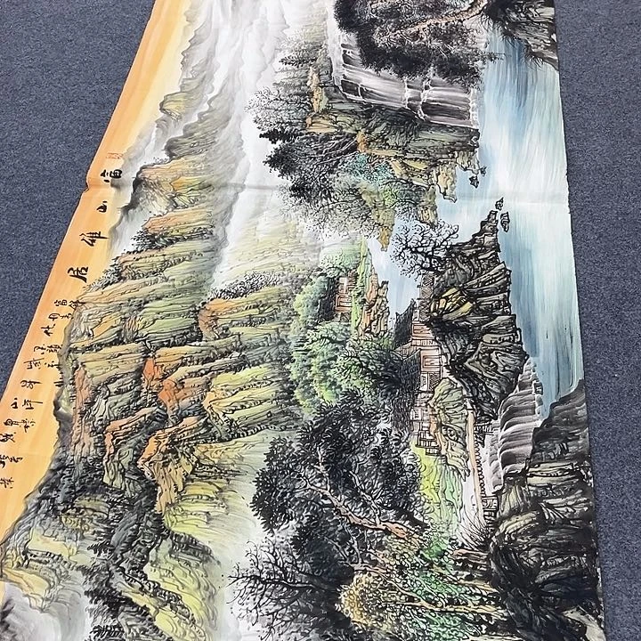 国画手绘图文图三的画作