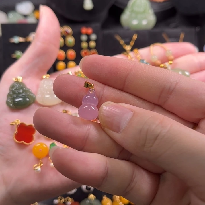 银S925镶嵌颈饰玛瑙/玉髓