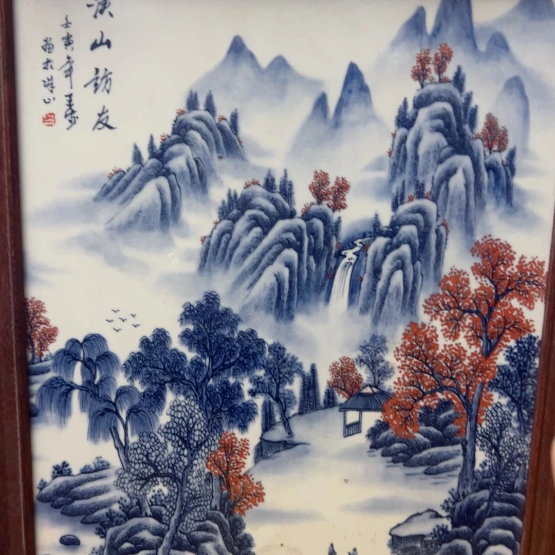 摆件景德镇陶瓷瓷板画